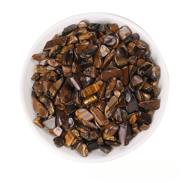 Natural Tiger Eye Cleansing Stones – 3–20mm Grounding and Purification