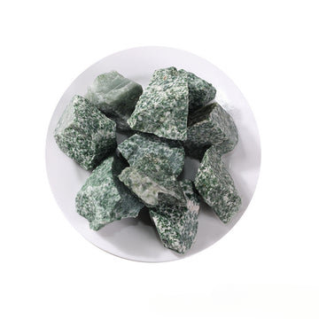 Polished Natural Green Epidote Stone