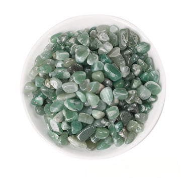 Natural Green Aventurine Crystal Chips – 5–12mm Luck & Healing Stones