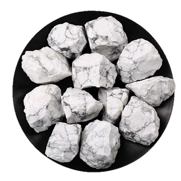 White Turquoise Cleansing Stones – 1–5cm Raw Crystal Decor