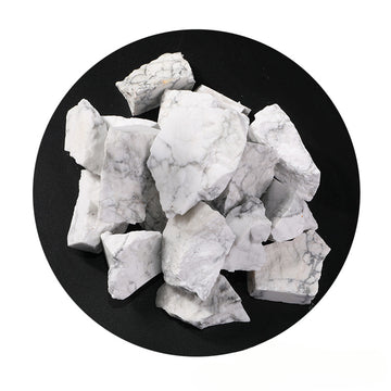 Natural White Turquoise Raw Stone – 2–5cm for Energy Healing