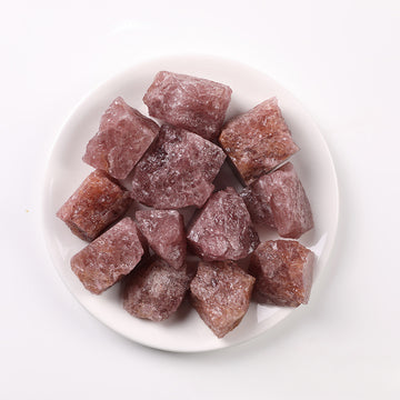 Natural Strawberry Quartz Raw Stone – 1–6cm Love and Healing Crystal