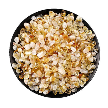 Natural Brazilian Yellow Cleansing Stone – 3–12mm Crystal Purification