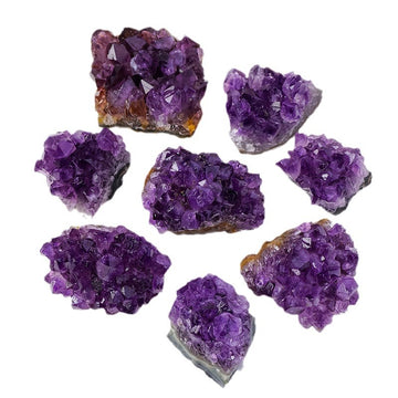 Natural Brazilian Amethyst Cluster – 10g–100g