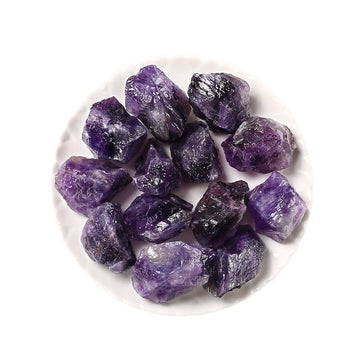 Raw Deep Amethyst Crystals – Natural Stone 1–5cm for Healing & Decor