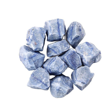 Natural Blue Dongling Jasper Raw Stone – 1–5cm Healing and Calming Crystal