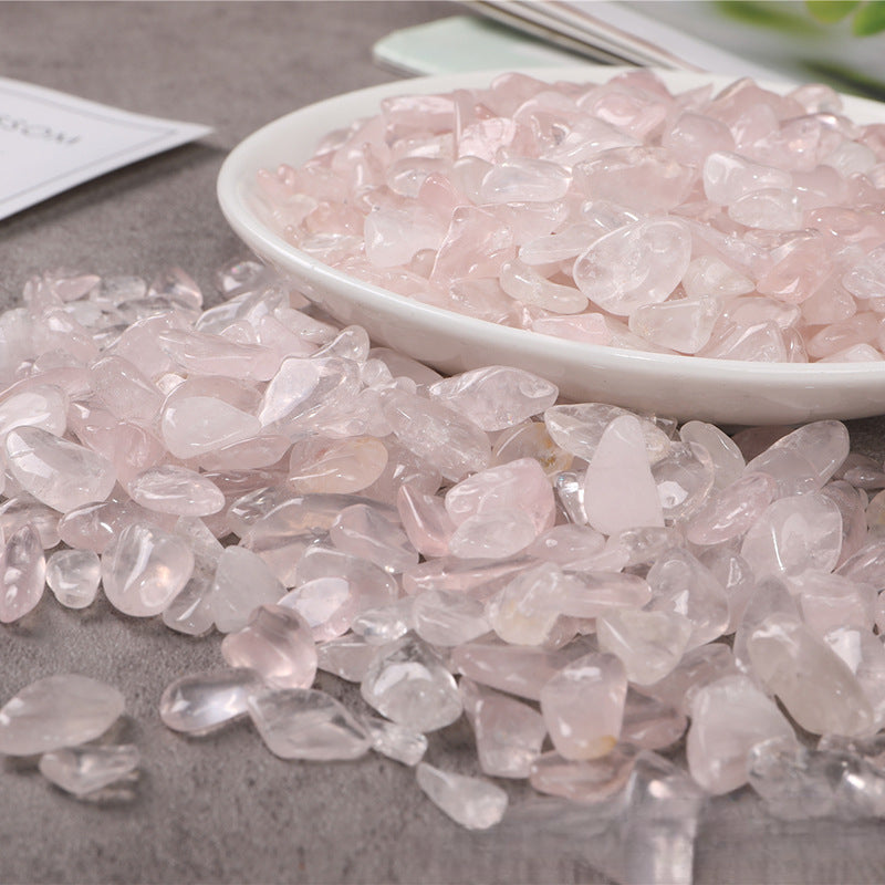 Rose Quartz Crystal Chips