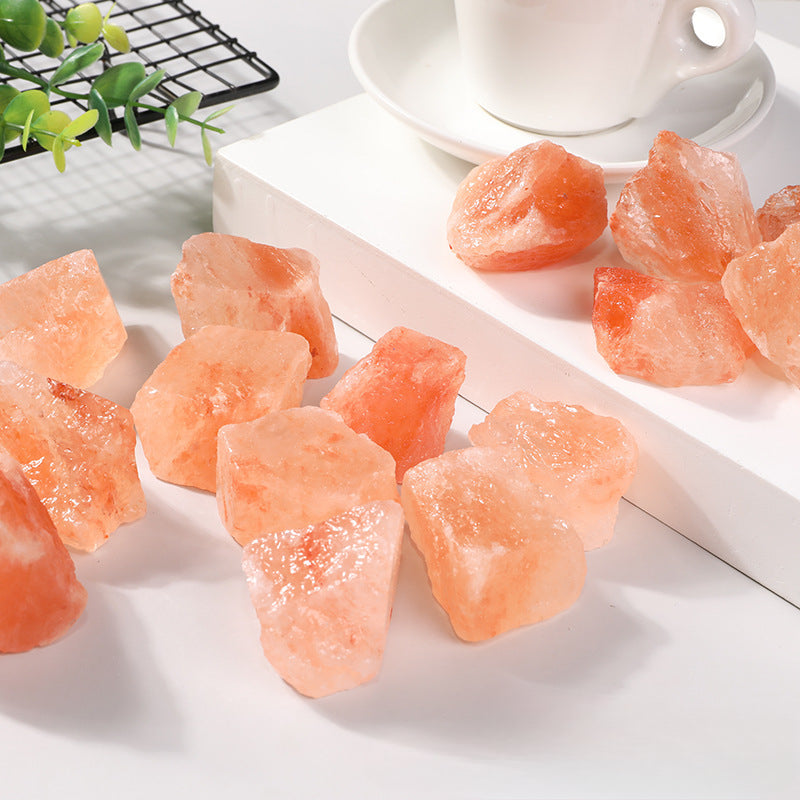 Natural Orange Salt Crystal Raw Stone – 1–5cm for Energy Purification