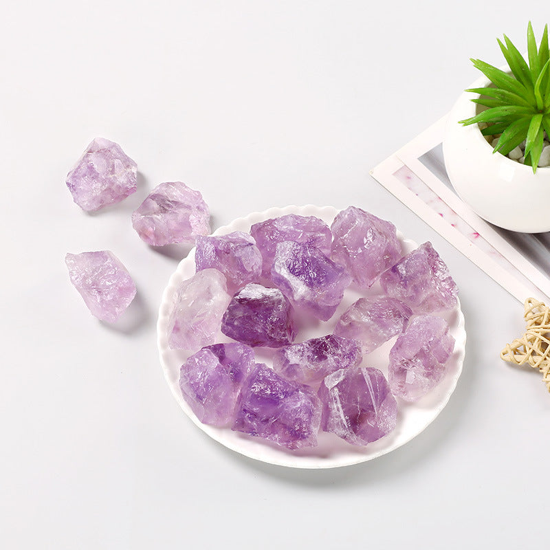 Natural Light Purple Raw Stone – 1–5cm for Calm and Spiritual Growth