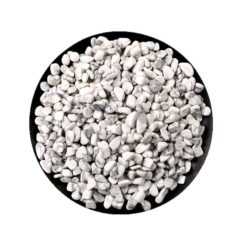 Natural White Turquoise Chips Demagnetizing Stone - 3-12mm