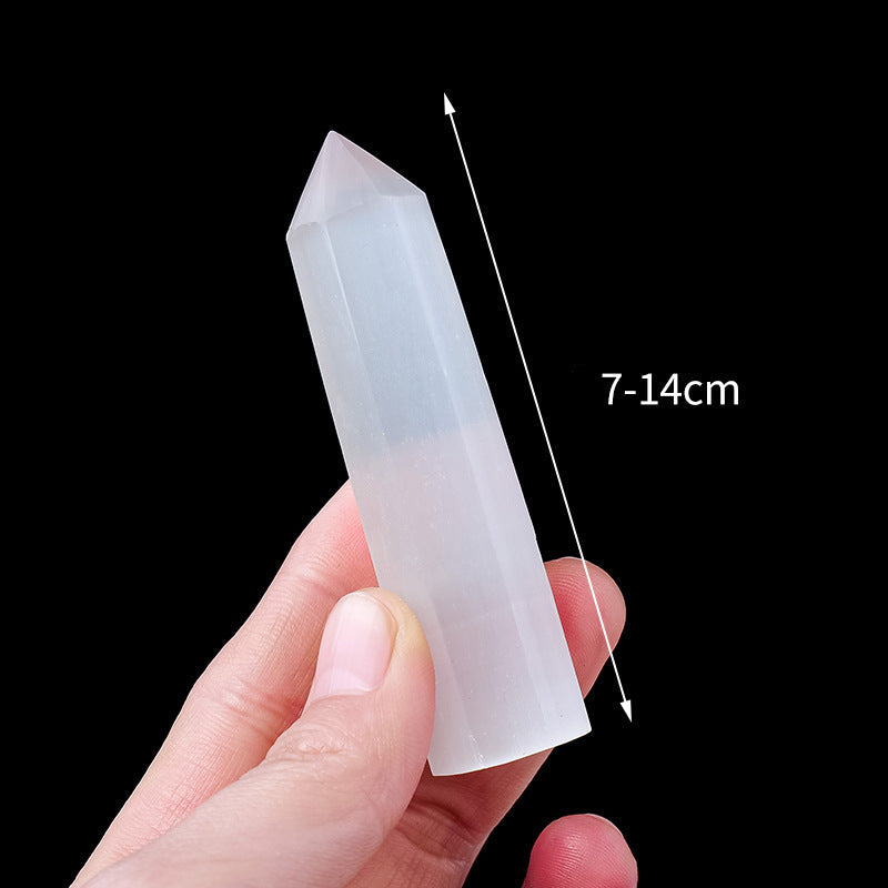 Natural Moroccan Selenite Wand