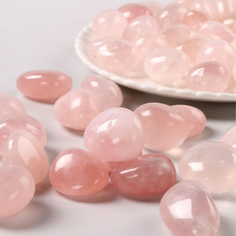 Tumbled Rose Quartz – Natural Love Stone (1–3cm Options)