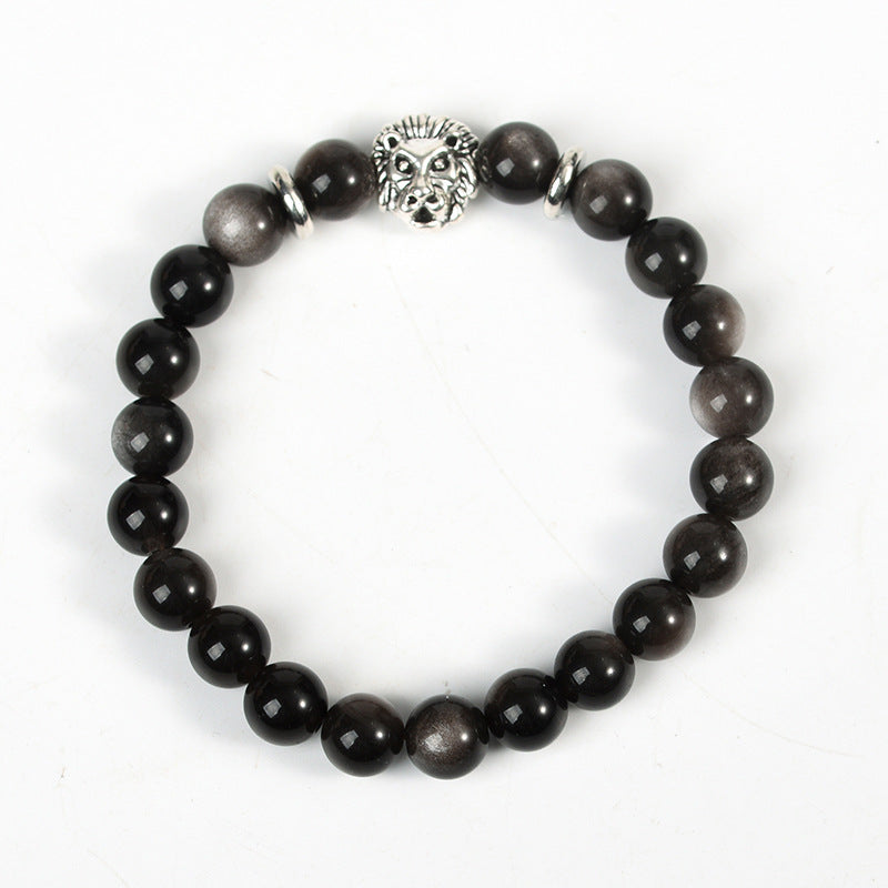 Natural Obsidian Crystal Bracelet | Guardian and Grounding
