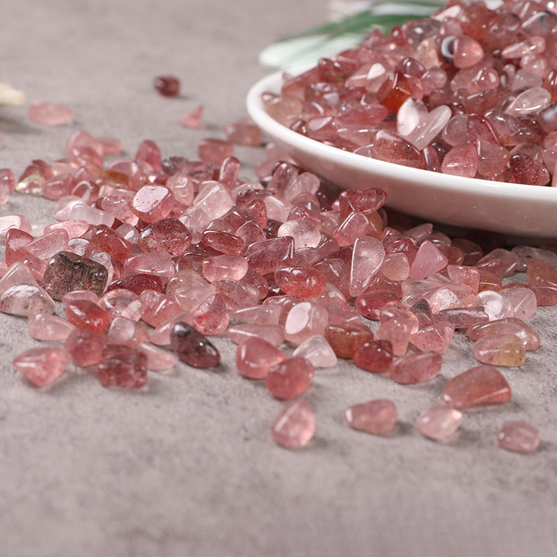 Strawberry Quartz Chips