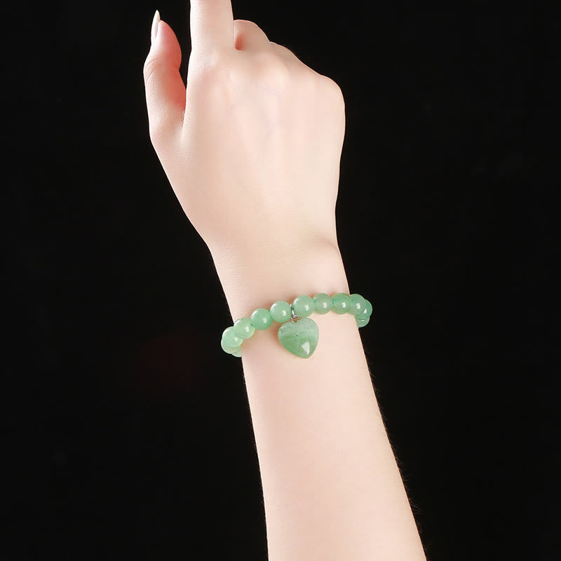 Unisex Healing Crystal Bracelet – Jade, Aventurine, Tiger Eye