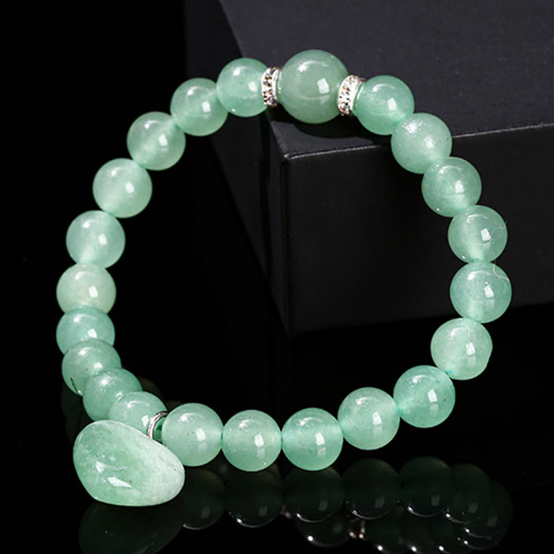 Unisex Healing Crystal Bracelet – Jade, Aventurine, Tiger Eye