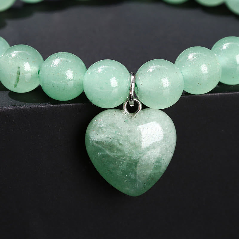 Unisex Healing Crystal Bracelet – Jade, Aventurine, Tiger Eye