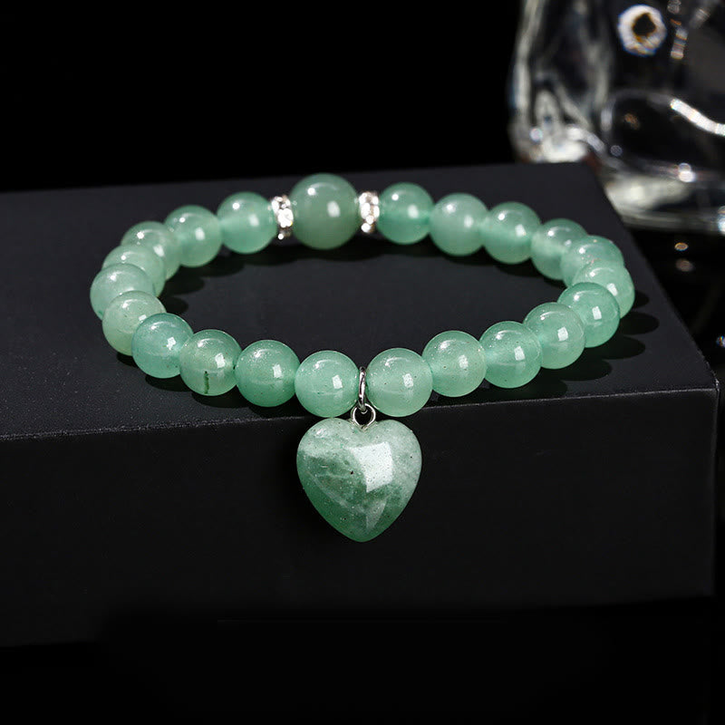 Unisex Healing Crystal Bracelet – Jade, Aventurine, Tiger Eye