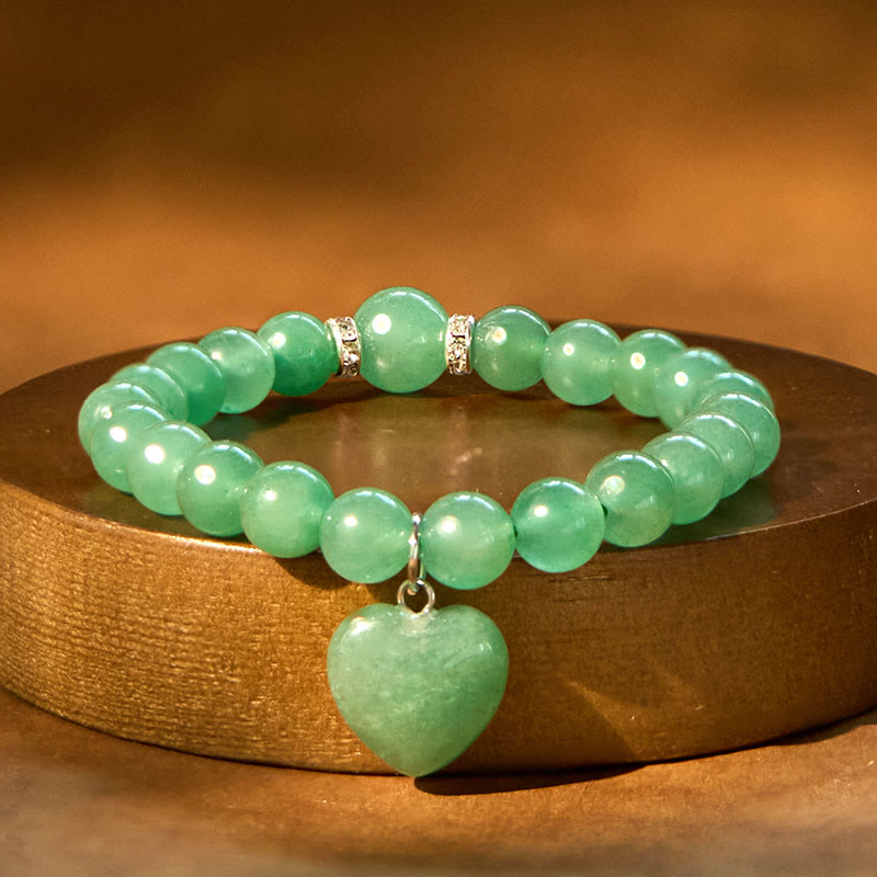 Unisex Healing Crystal Bracelet – Jade, Aventurine, Tiger Eye