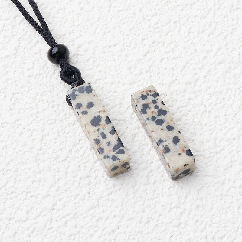 Crystal Pendant Necklace – 25mm Gemstone Mix, 55cm Unisex