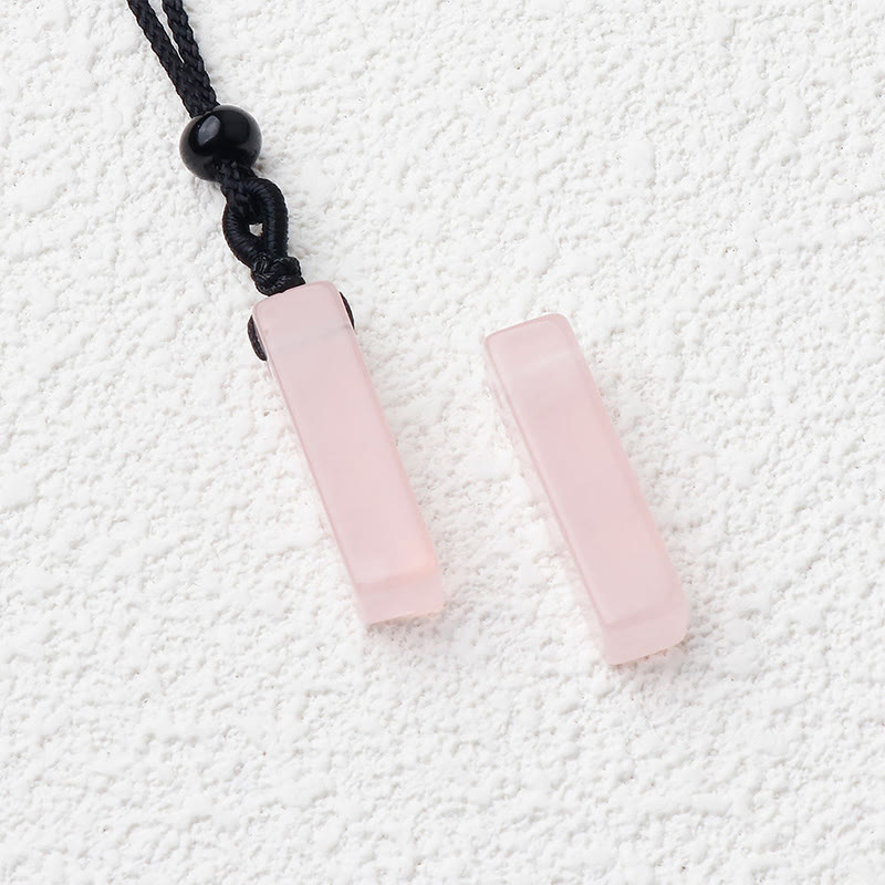 Crystal Pendant Necklace – 25mm Gemstone Mix, 55cm Unisex