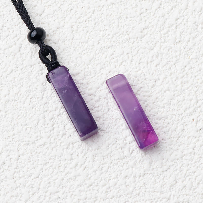Crystal Pendant Necklace – 25mm Gemstone Mix, 55cm Unisex
