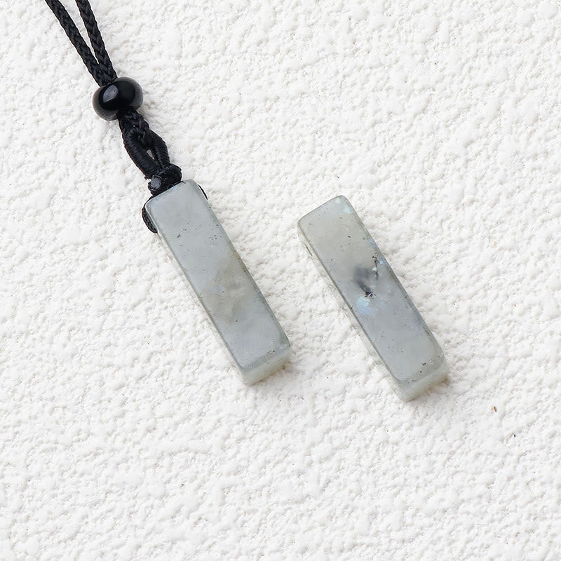 Crystal Pendant Necklace – 25mm Gemstone Mix, 55cm Unisex