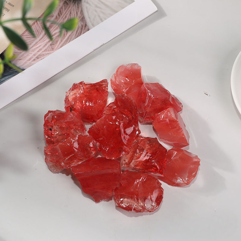 Red Quartz Raw Stone – 1–5cm for Energy Activation and Vitality