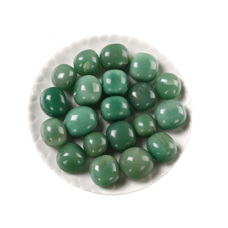 Polished Green Aventurine Stones – 1–3cm Natural Tumbled Crystals