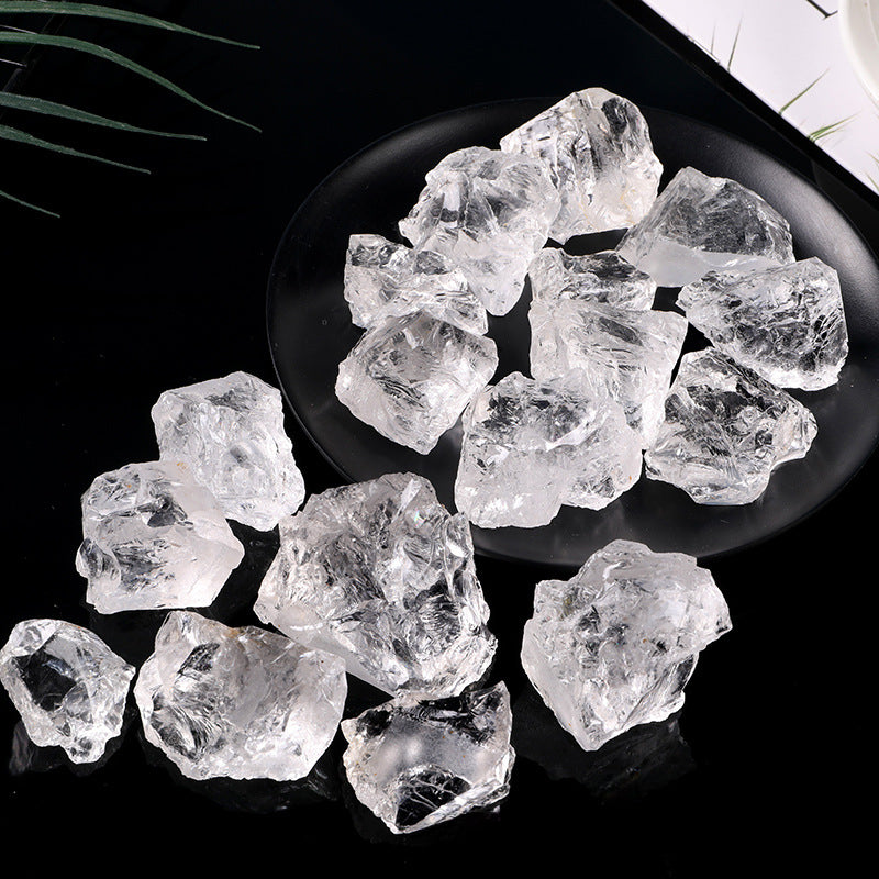 Natural Transparent White Quartz Raw Stone – 1–5cm Master Healing Crystal