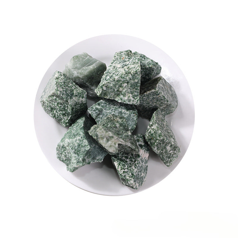 Polished Natural Green Epidote Stone