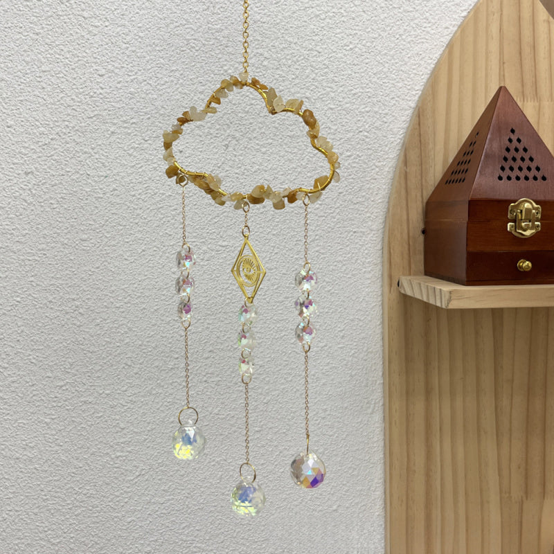 Cloud Crystal Sun Catcher Wind Chime – Hanging Window Decor