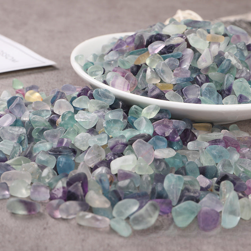 Natural Rainbow Fluorite Raw Stones – 2–9mm Cleansing & Decor