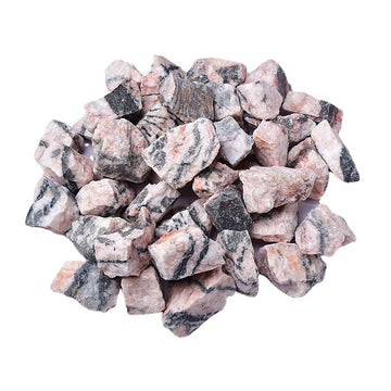 Pink Zebra Raw Stone – 2–5cm for Grounding and Emotional Healing