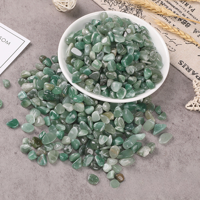 Natural Green Aventurine Crystal Chips – 5–12mm Luck & Healing Stones
