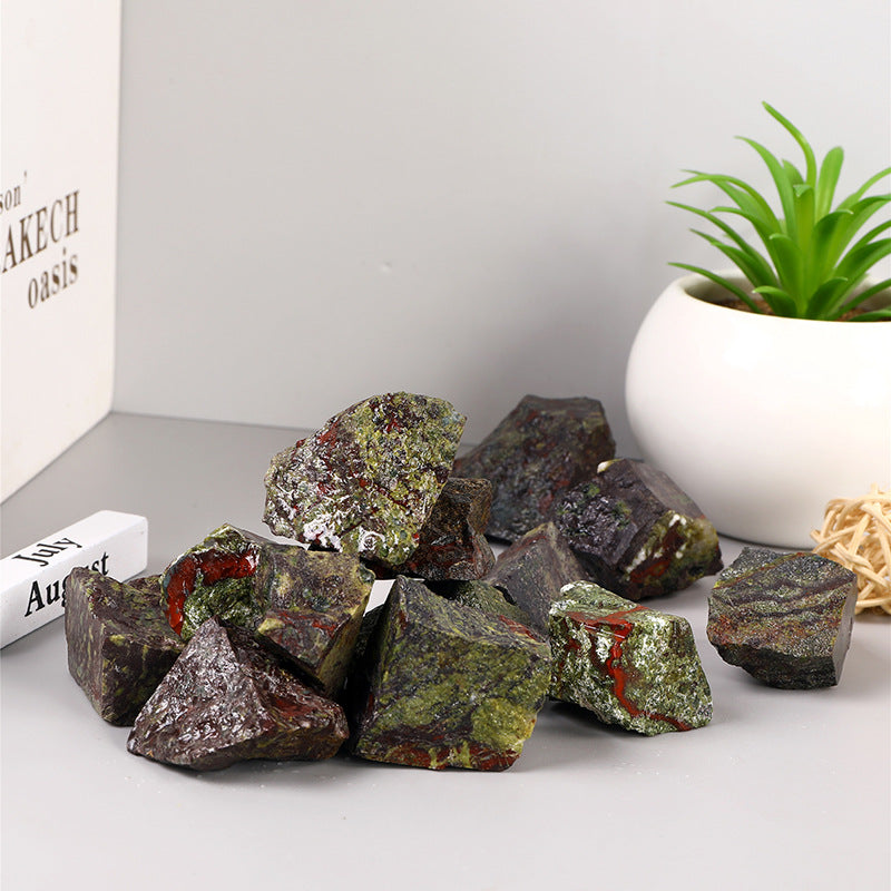 Natural Dragon Blood Stone Raw Stone – 2–5cm Vitality and Courage Crystal