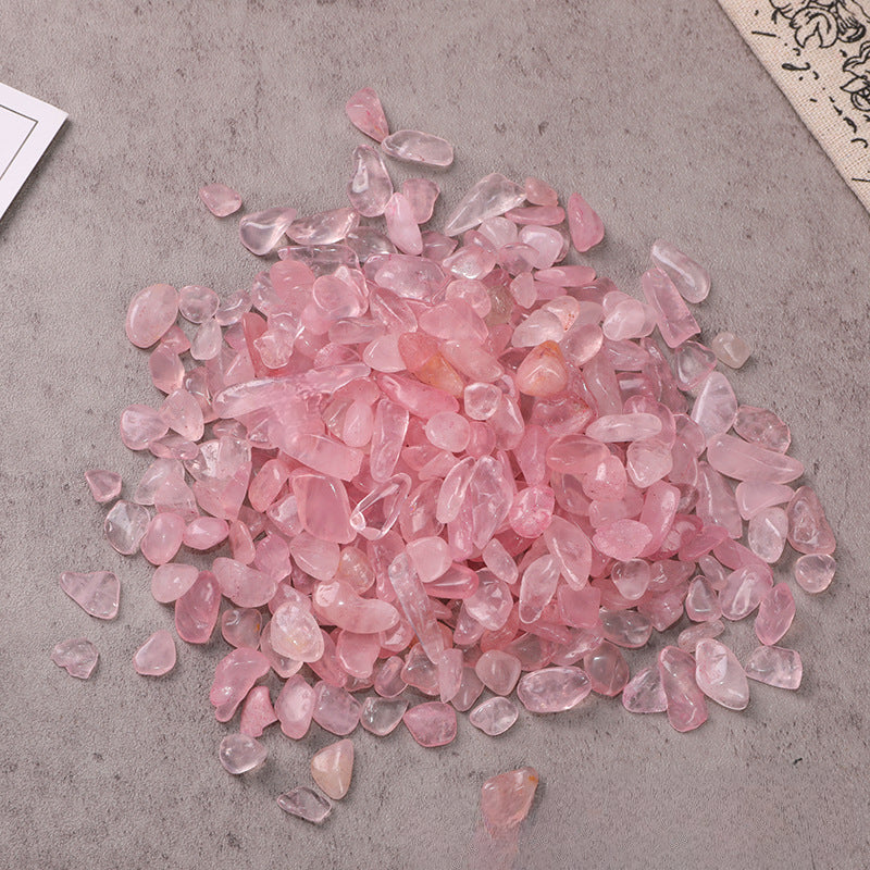Natural Rose Quartz Crystal Chips – 4–12mm Love & Healing Stones