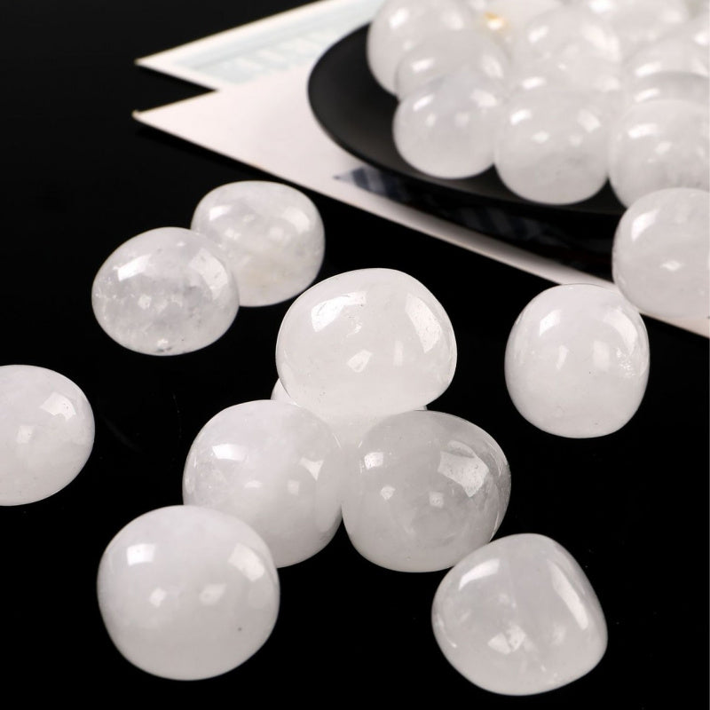 Polished Clear Quartz Tumbled Stones – 2–4cm Aroma Crystals