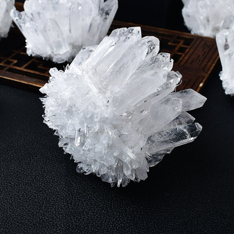 Natural Clear Quartz Cluster Raw Crystal – 240g–500g