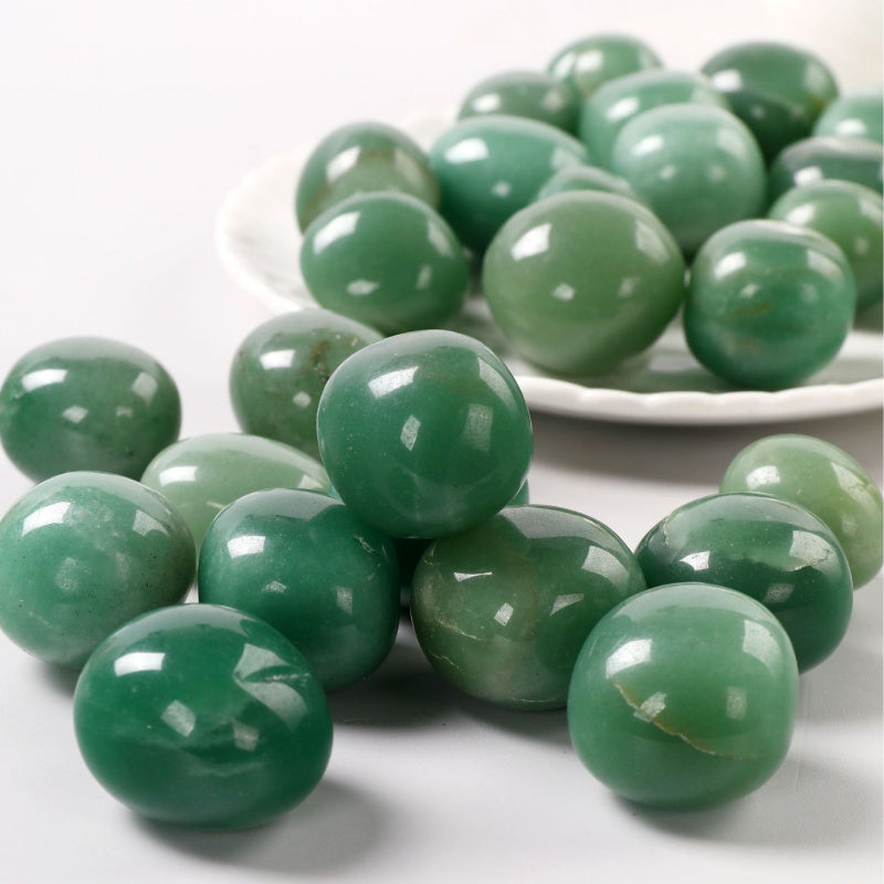 Polished Green Aventurine Stones – 1–3cm Natural Tumbled Crystals
