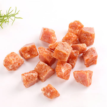Natural Sunstone Raw Stone – 1–5cm Joy and Abundance Crystal