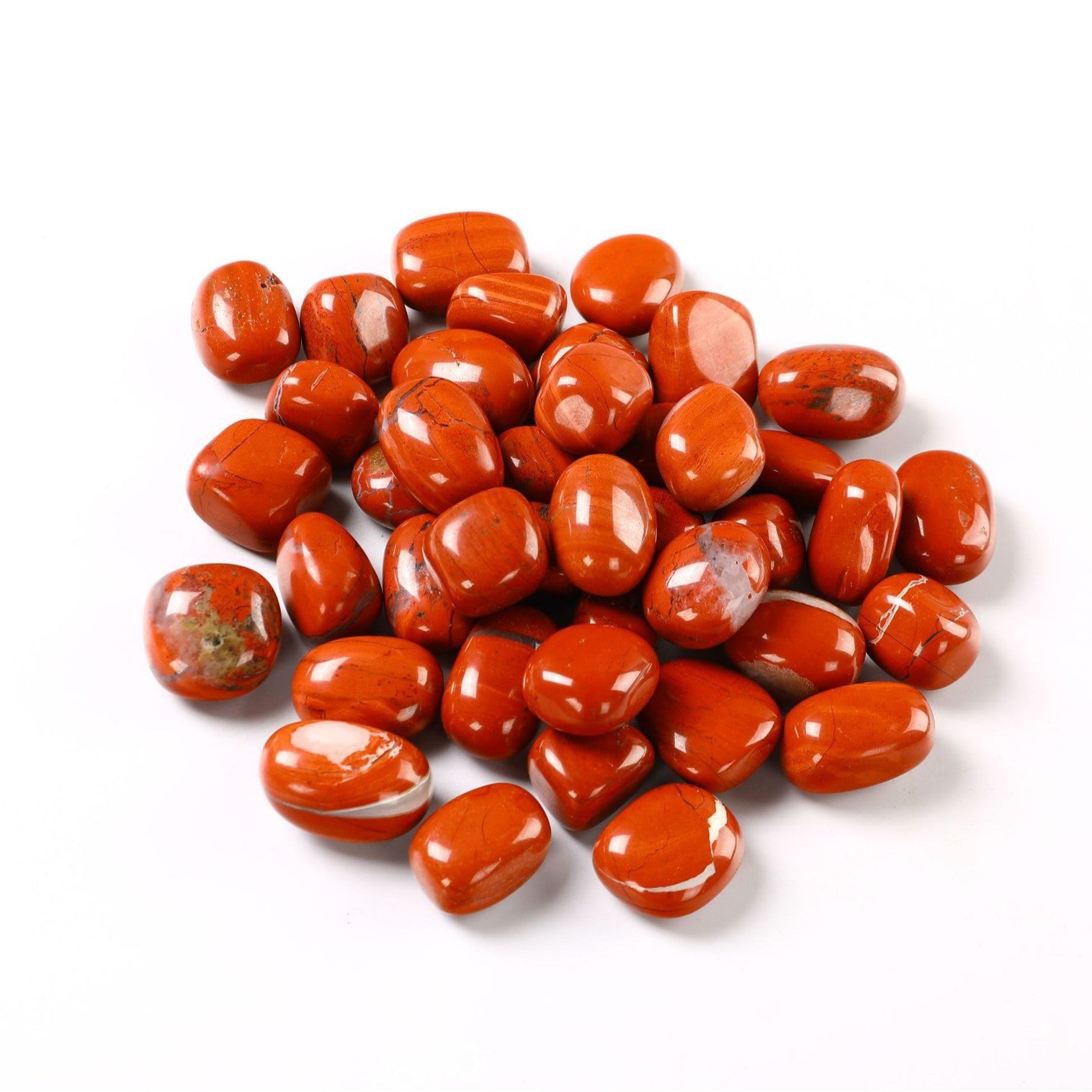 Red Agate Tumble Stone – 1–5cm for Energy Healing and Grounding