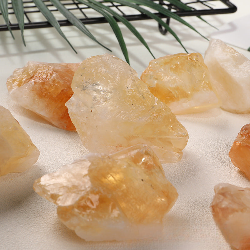 Natural Raw Citrine Crystal Stone | Golden Quartz for Healing & Energy