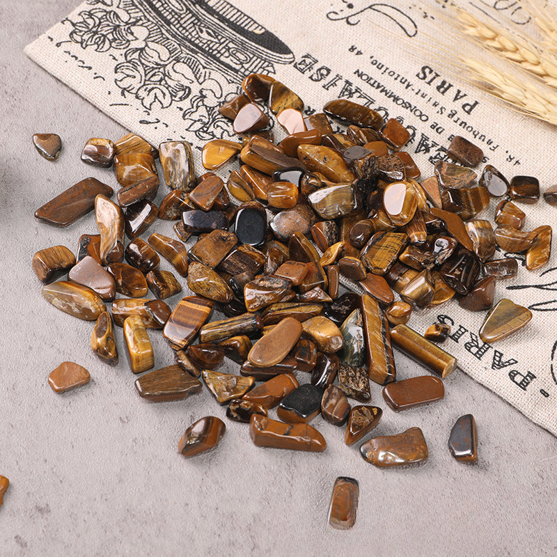 Natural Tiger Eye Cleansing Stones – 3–20mm Grounding and Purification