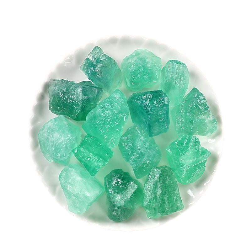 Natural Green Fluorite Crystal – Raw Healing Stone (1–5cm)