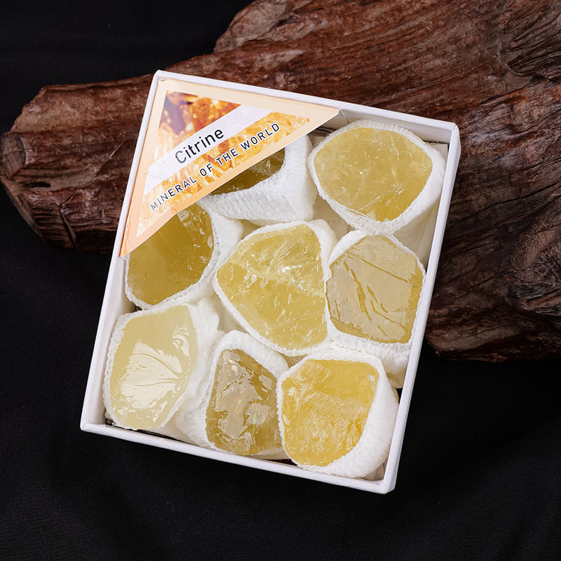 Mystic Crystal Treasure Box – Amethyst, Prophecy Stone & Geode Set