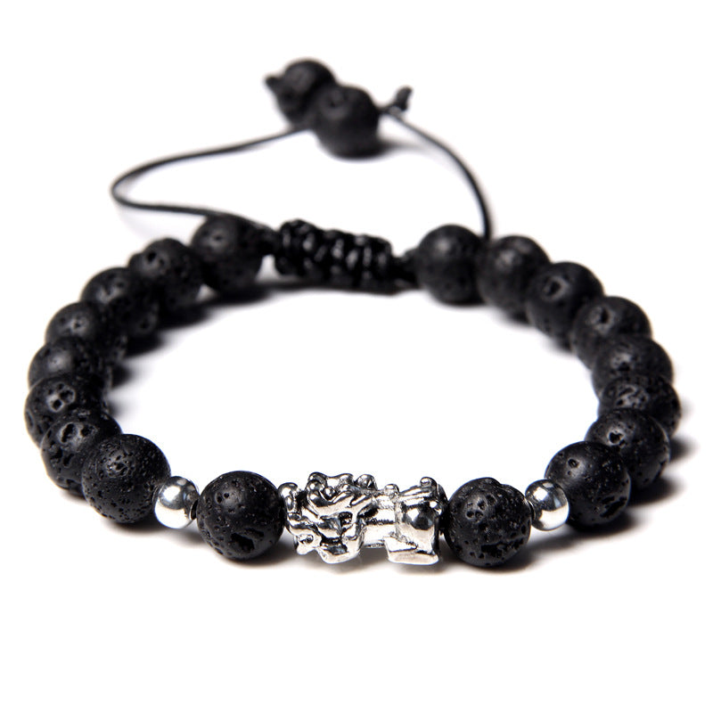 Pi Xiu Wealth Bracelet – Adjustable Braided Stone Gift for Him