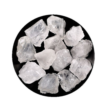 Raw Clear Quartz Crystals – 1–5cm Natural Cleansing & Diffuser Stones