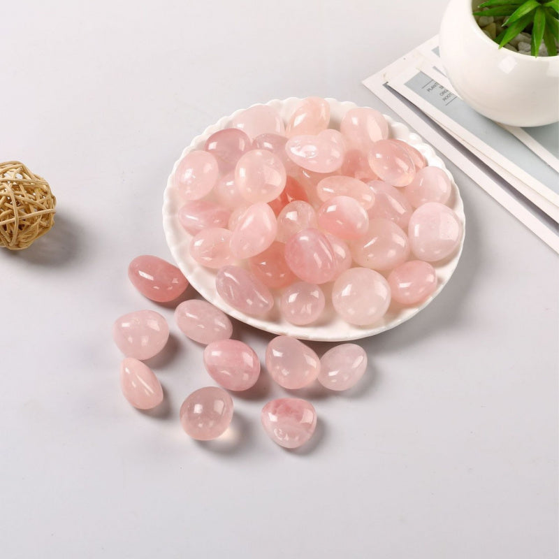 Tumbled Rose Quartz – Natural Love Stone (1–3cm Options)