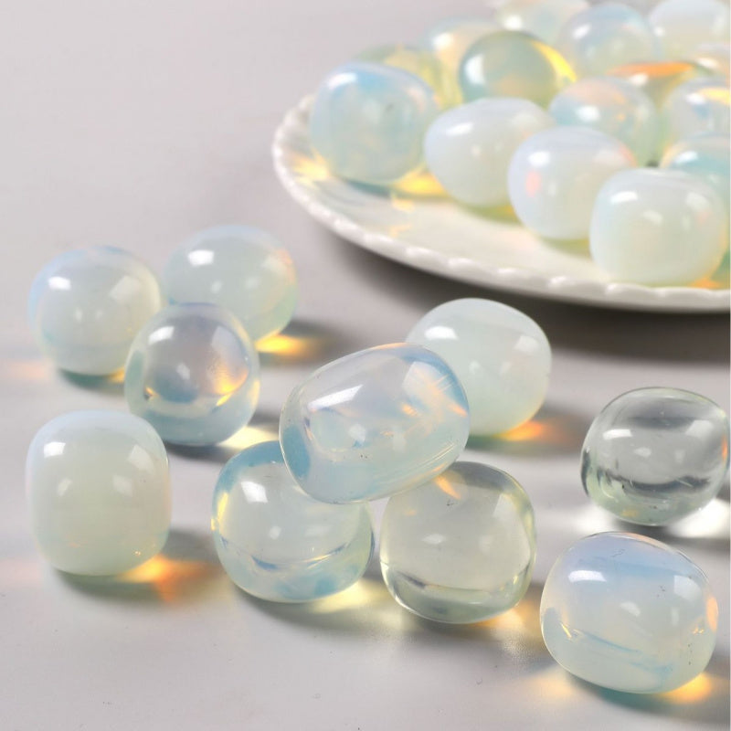 Tumbled Opal Stone – 1–3cm Natural Polished Healing Crystal